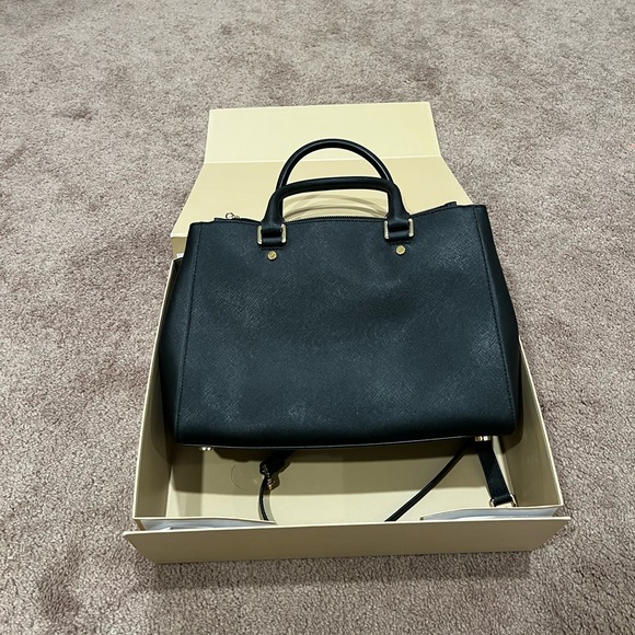 Michael Kors Sutton Leather Satchel - Picture 2 of 5